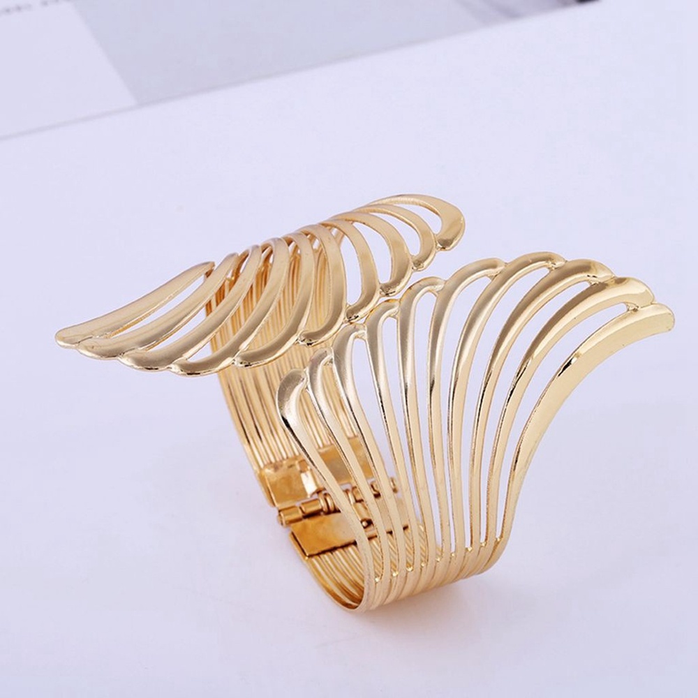 1pc Cincin Pengikat Tirai Jendela Desain Sayap Minimalis Warna Emas / Silver