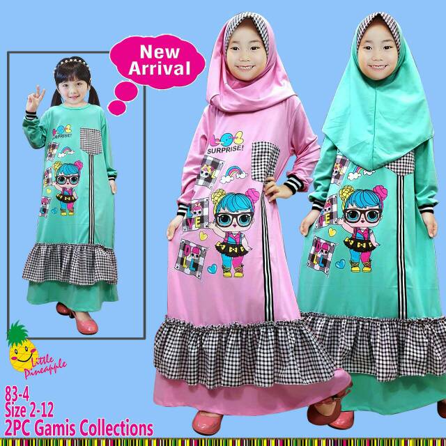 LITTLE PINEAPPLE | GAMIS HARIAN ANAK PEREMPUAN 83-4