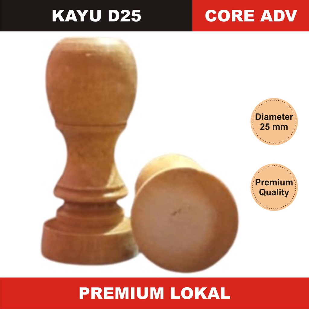 

Gagang Stempel Kayu D25