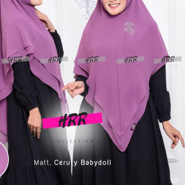 ✥ KHIMAR 2 LAYER RUNCING, HIJAB 2 LAYER LANCIP JUMBO ♞