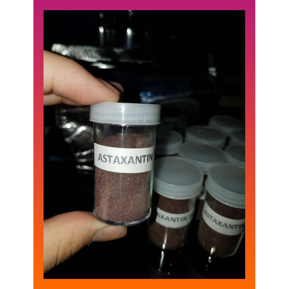 

ASTAXANTHIN 10GR BUBUK 100% ORI JEPANG (PEWARNA MERAH ALAMI IKAN
