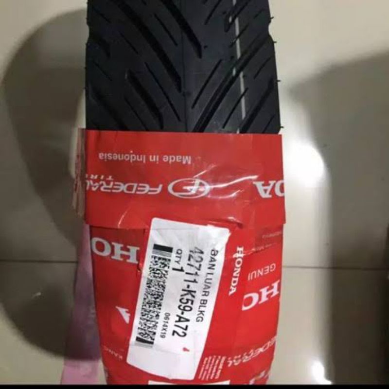 BAN MOTOR ALL MATIC VARIO/BEAT AHM FEDERAL 100/80 RING 14 TUBELESS
