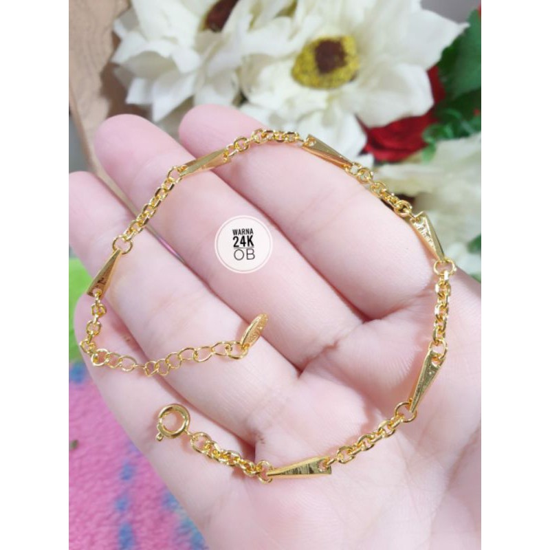 Gelang Rantai Warna 24k N16032009