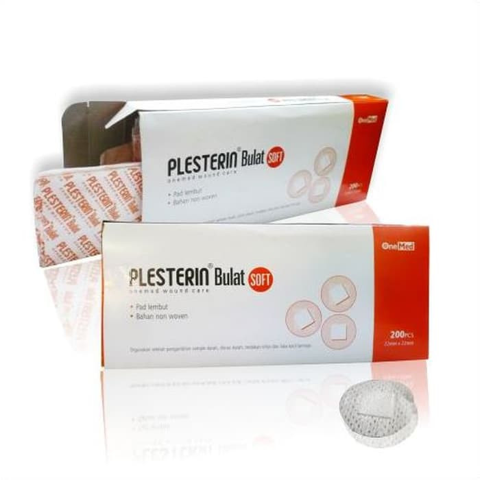 New Plesterin Bulat Soft OneMed Non Woven box isi 200pcs