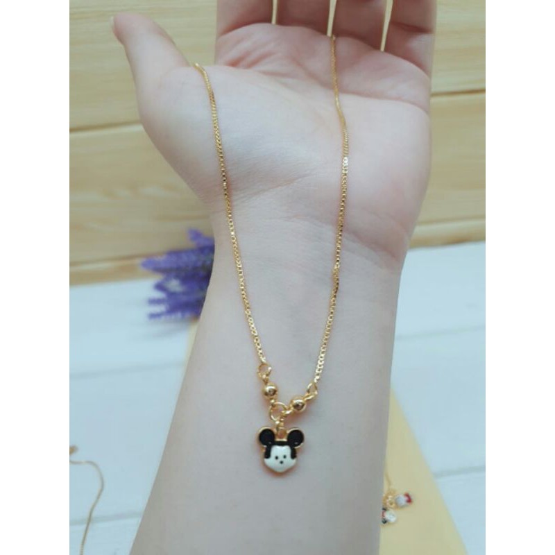 kalung anak anak / kalung xuping anak cewek / kalung anak cewek mickey dan HK