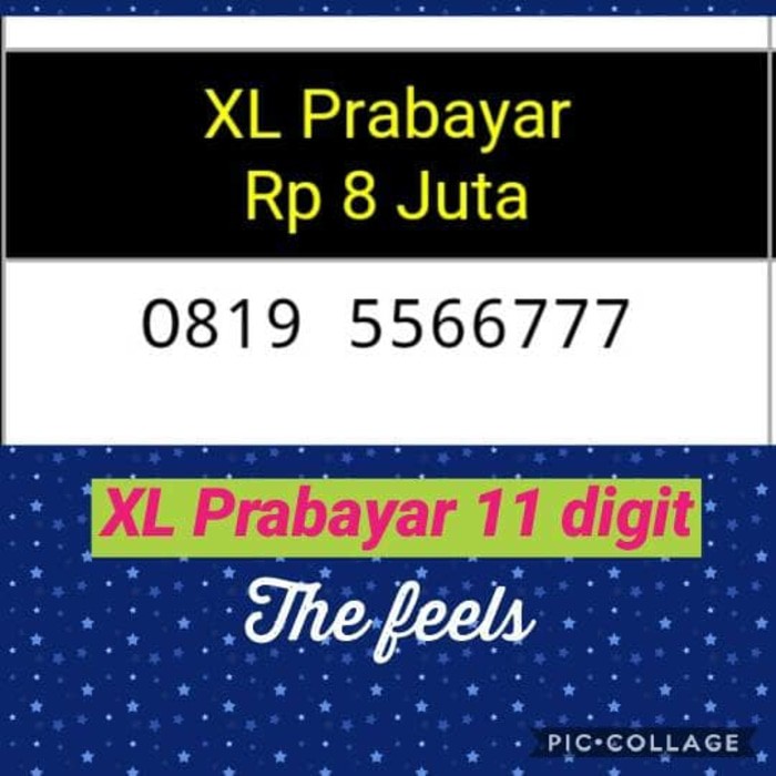 nomor cantik(0819 5566777)11 digit,xl prabayar