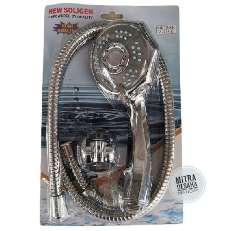 Handshower Mandi Set Chrome A135 SOLIGEN