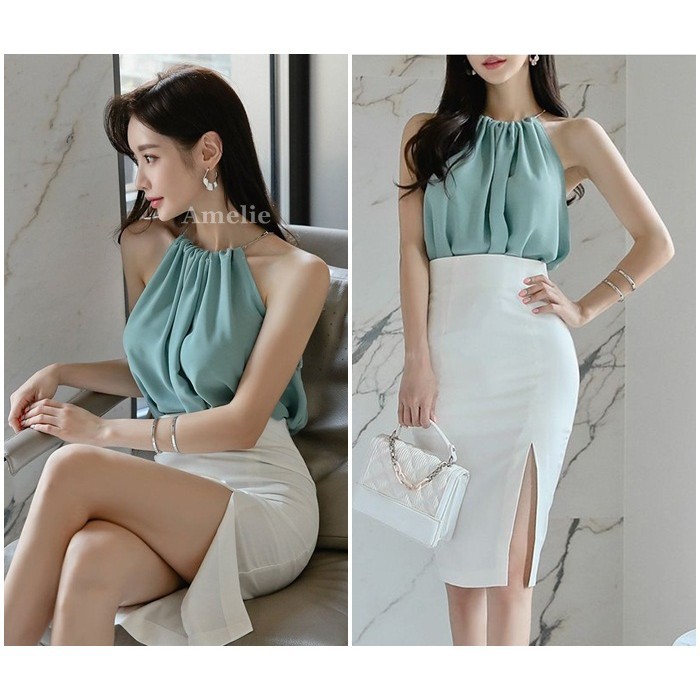 [baju wanita korea]  Setelan Baju Wanita Korea Import