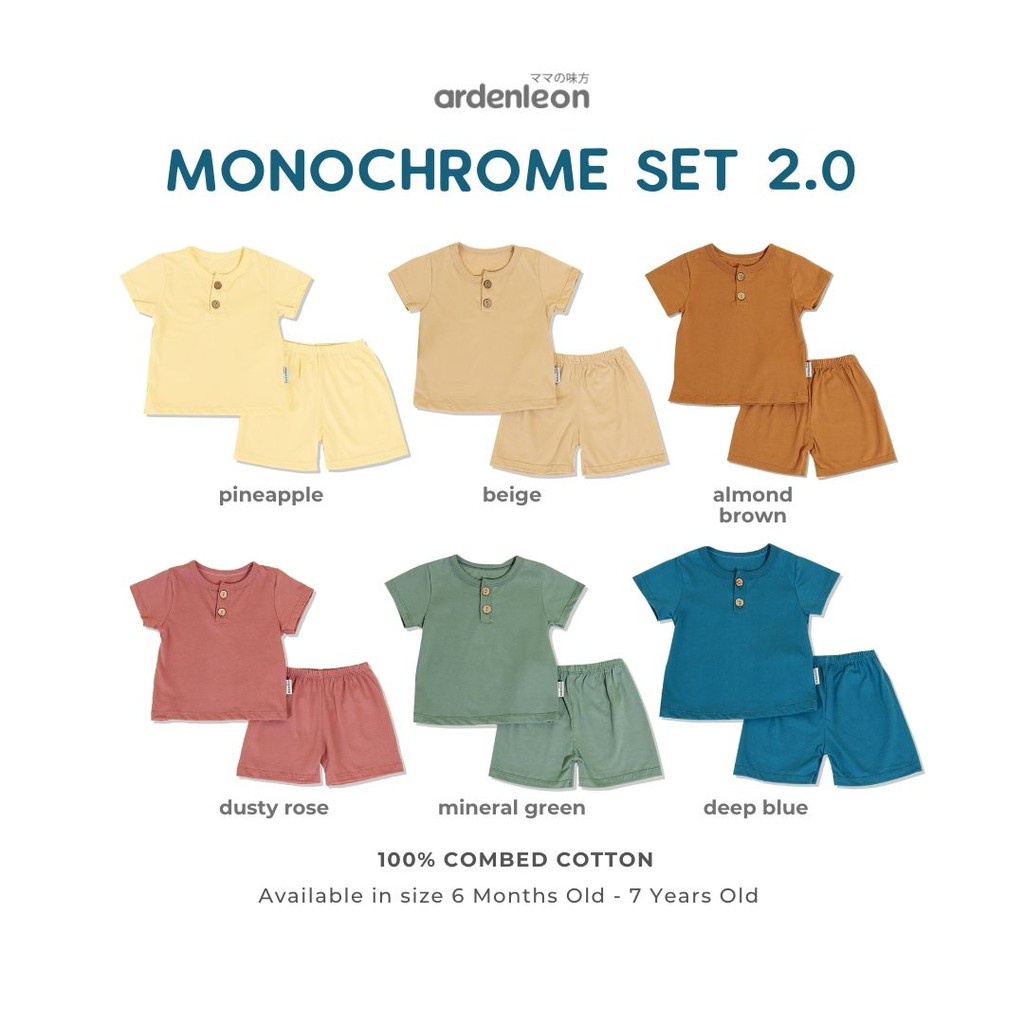 Ardenleon  NEW Monochrome Set (BAJU ANAK)