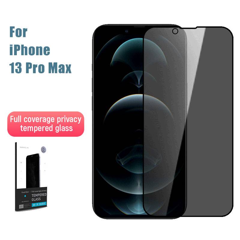 Pelindung Layar Tempered Glass Anti Spy Untuk Iphone 13 Pro Max Mini 12 Pro Max