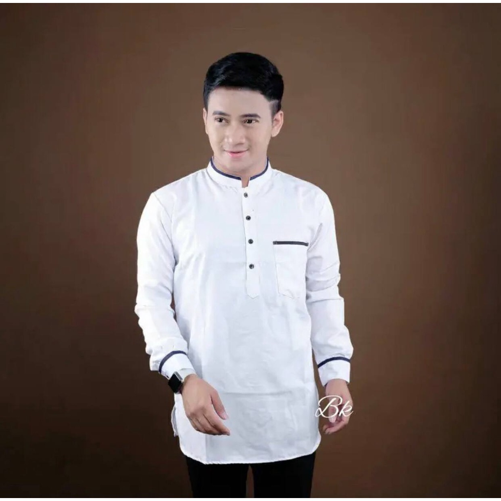 KURTA PANJANG LIST KERAH KEISHAN.ID