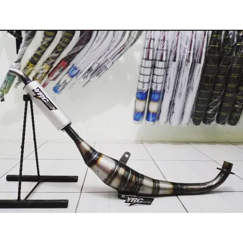 knalpot fizR plat kolong samping yrc racing
