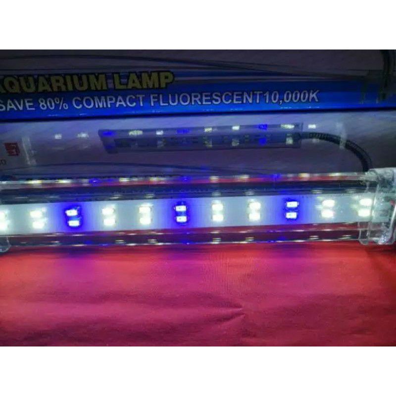 Promo murah lampu led aquarium jepit YAMANO 6WATT