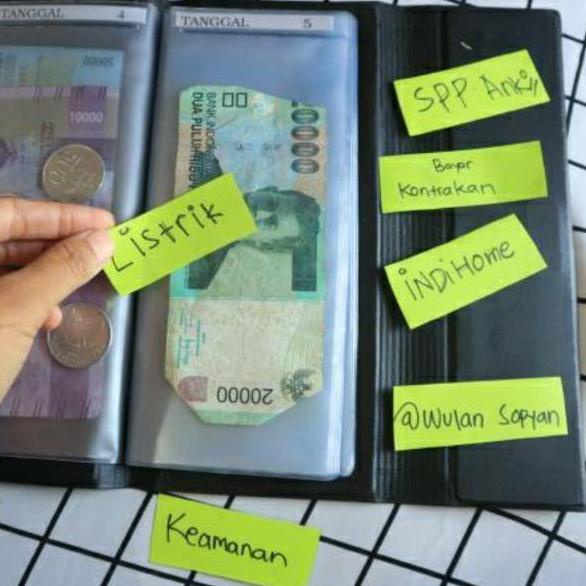 

NEW PRODUCT !!! 8.8 Binder Keuangan Ziplock Budgeting Nabung Tabungan Uang Planner Organizer Keuangan A01 [KODE 92]