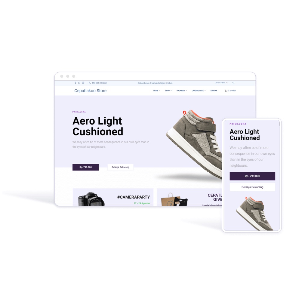 Web Mini Marketplace Toko online