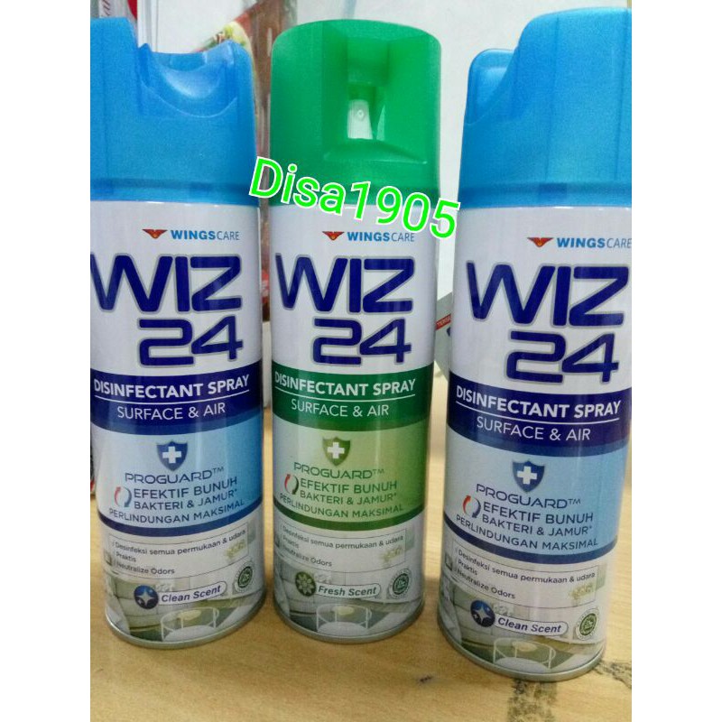 Wiz24 disinfektan spray aerosol 300ml