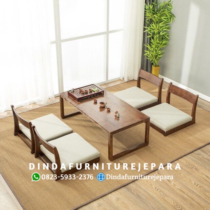 Meja makan lesehan meja resto lesehan
