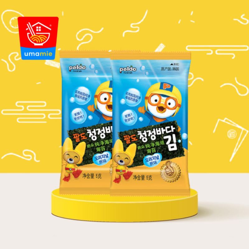 

Roasted Seaweed Pororo Paldo Original Korea 5gr