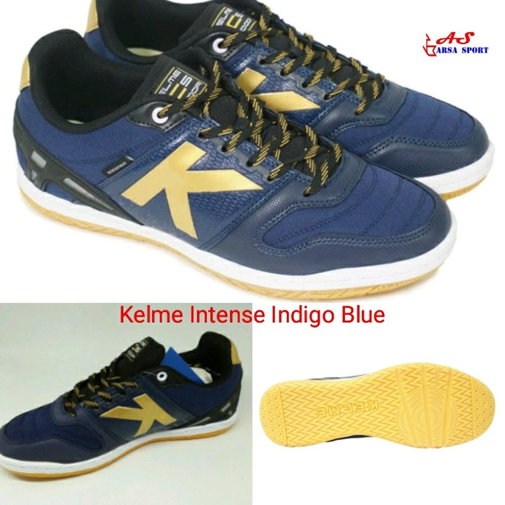 Sepatu Futsal Kelme Intense Indigo Blue Futsall