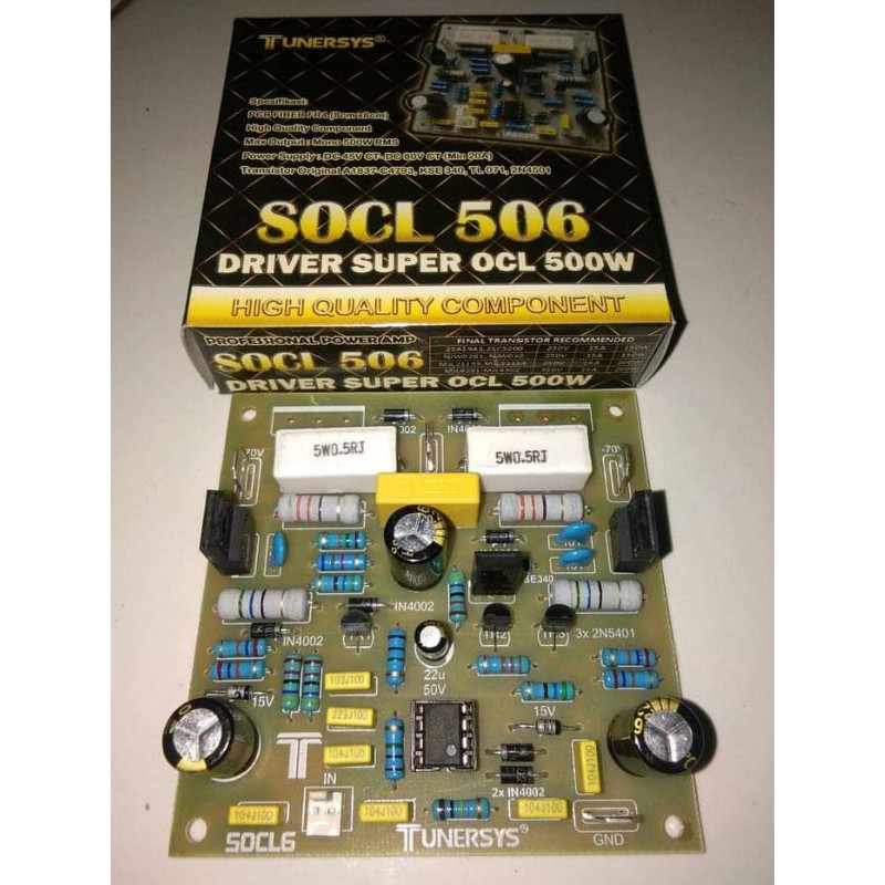 driver power amplifier socl 506
