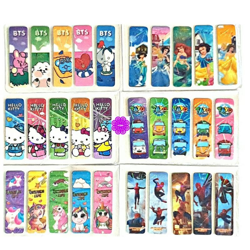 

STICKY NOTE TEMPELAN PEMBATAS BUKU GAMBAR HOLOGRAM CEWE COWO