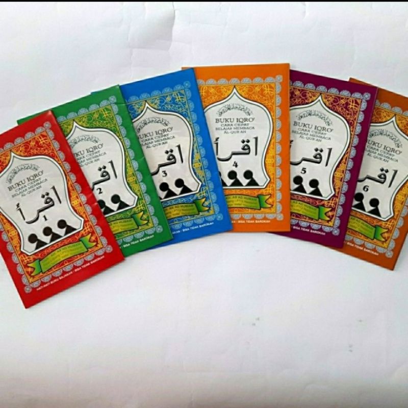 

buku Iqro kecil 1 ijlid sampai 6jilid terpisah