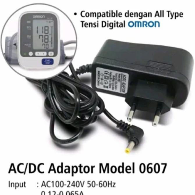 Adaptor Tensimeter Omron 6V Untuk Omron Tensi Hem-7200/8712/7203 (Oem) Termurah