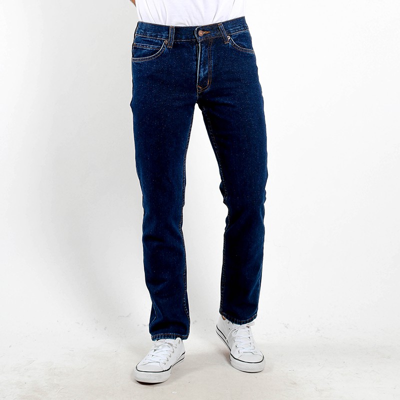  Edwin  Celana  Jeans  Vegas 04 Reguler Fit Pria Panjang Dark 