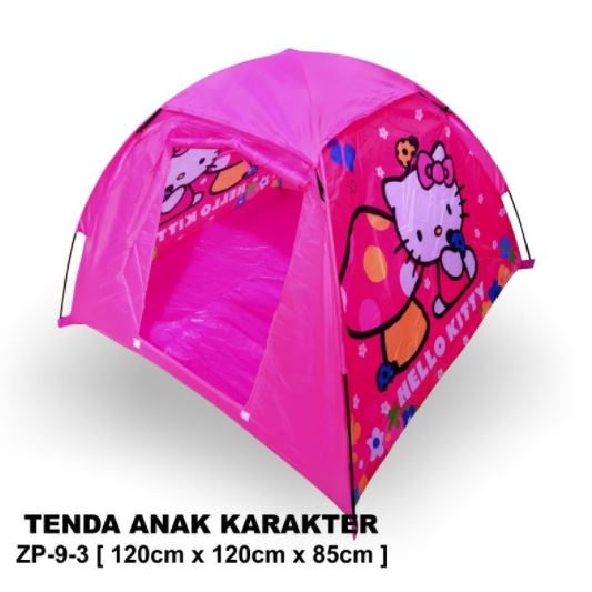 Tenda Anak Tenda Mainan Anak Karakter Motif Hello Kitty Frozen Spiderman Tenda Camping Indoor Outdoor Anak