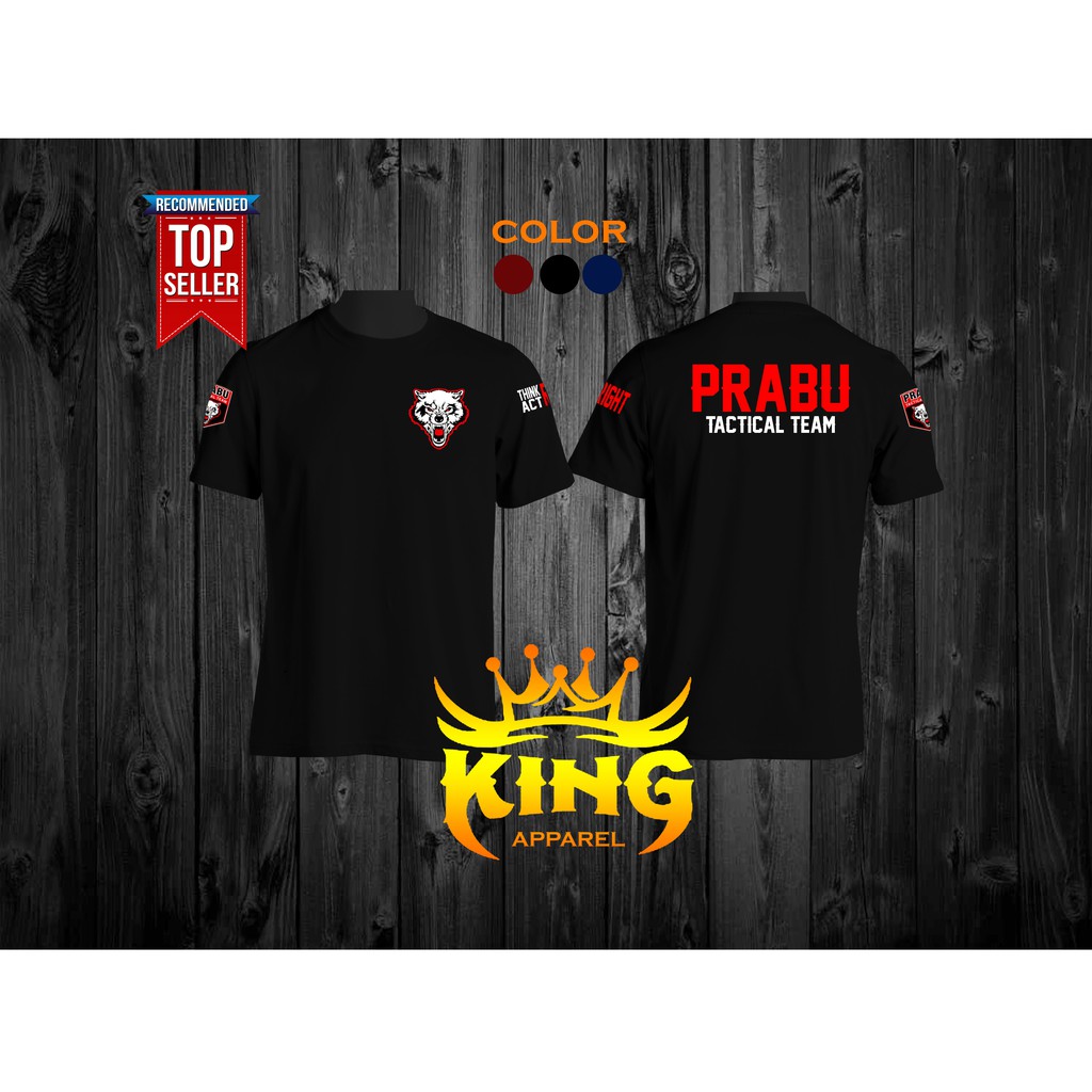 Kaos Baju PRABU TACTICAL TEAM - X002