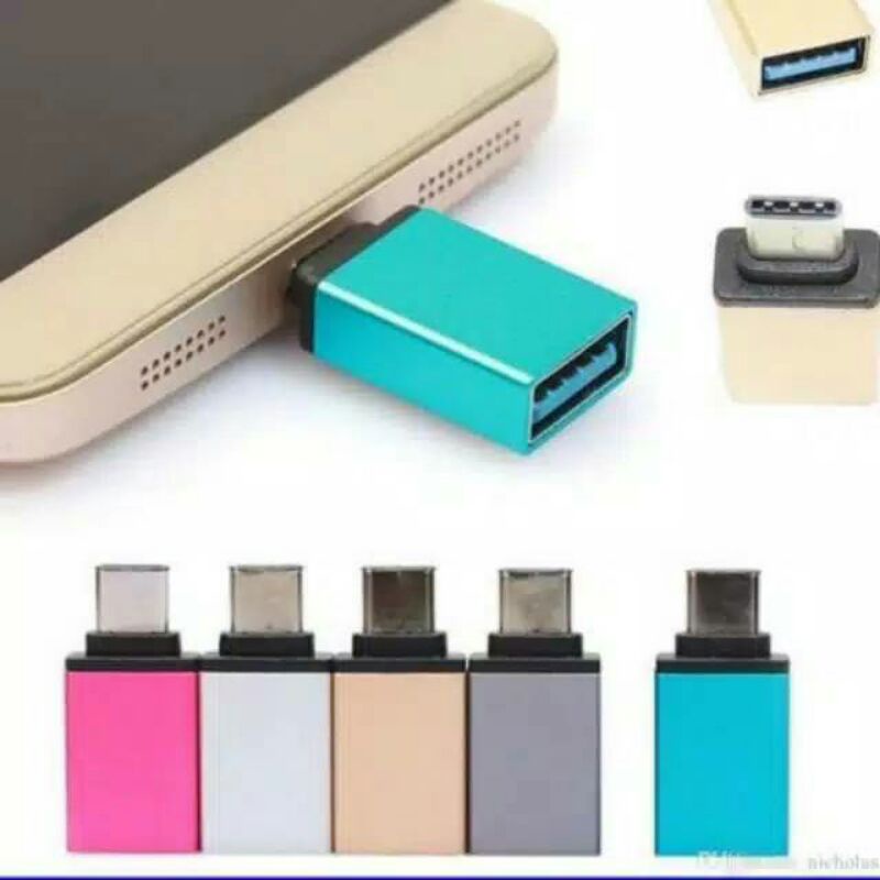 Usb Otg Type C Bahan Besi Otg Tipe C