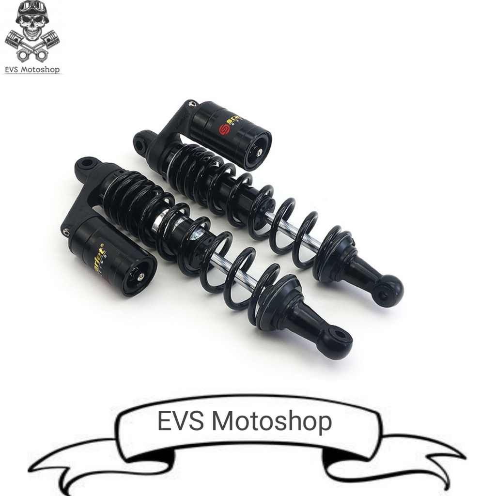 Shockbraker Motor type 8971 Scarlet Racing Original Shock Double uk 280 320 340 Black Series Depan B
