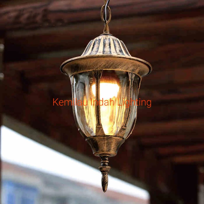 SL5007H LAMPU GANTUNG HIAS OUTDOOR  KLASIK ANTIK FITTING 