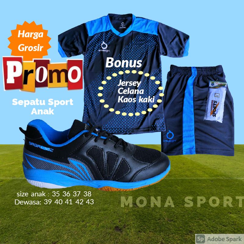 Sepatu Badminton Pria Lining Sepatu olahraga dan Futsal