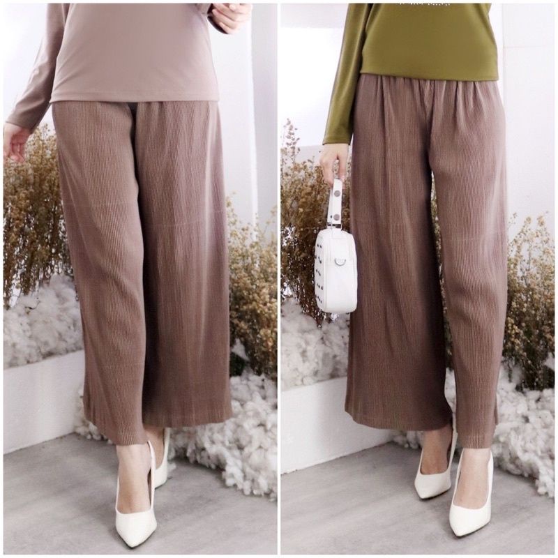 Cinta - Kulot Plisket Tali Lidi Hyget Super Grade A//kulot Plisket Lidi Super