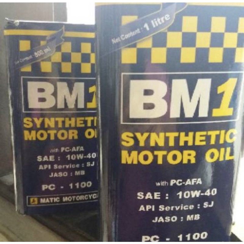 OLI MESIN MOTOR MATIC BM 1 1100 1 LITER 10W 40