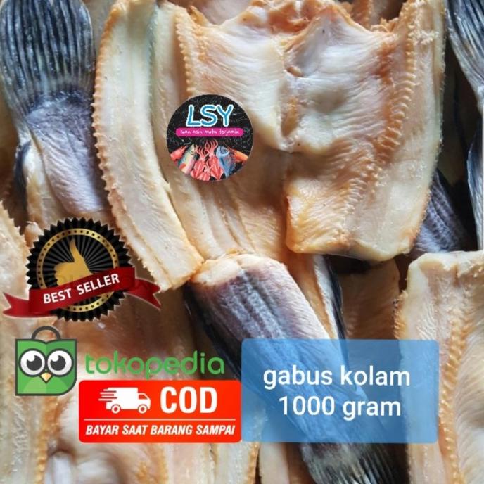 

Ikan Asin Gabus Kolam 1 Kg