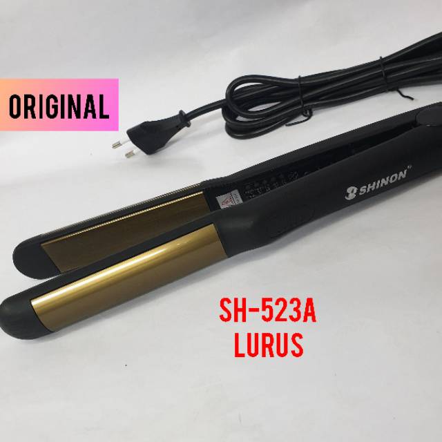 Catokan Rambut Shinon SH 523A Lurus 523T catok curly kriting CATOKAN 2IN1 01-120-sh