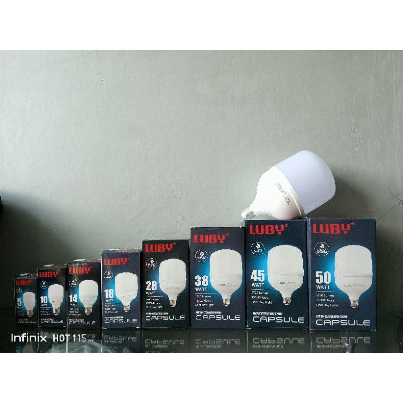 New Generation Lampu LED Luby Capsule Berkualitas SNI Sangat Terang