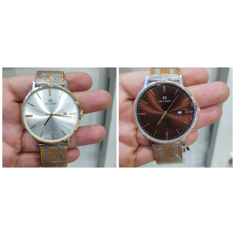 JAM TANGAN PRIA HEGNER 5056/5056 RANTAI ORIGINAL