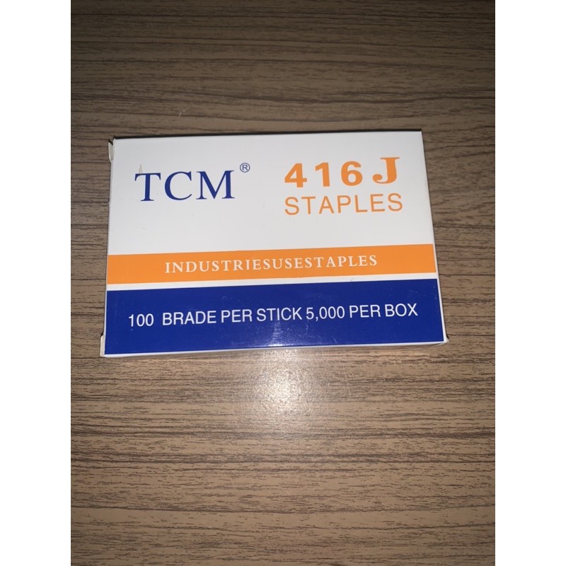 

Staples TCM 416J / airnails 416 j tcm / paku tembak angin 416j tcm isi 5000pcs