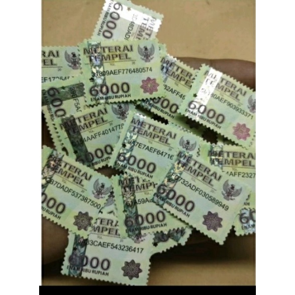 

materai 6000
