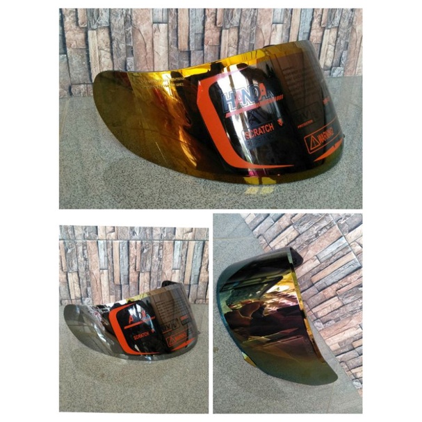 Kaca Helm NHK GP1000 || Visor Flat NHK GP 1000 NHK || Kaca GP1000 Iridium Blue Silver Gold || cod