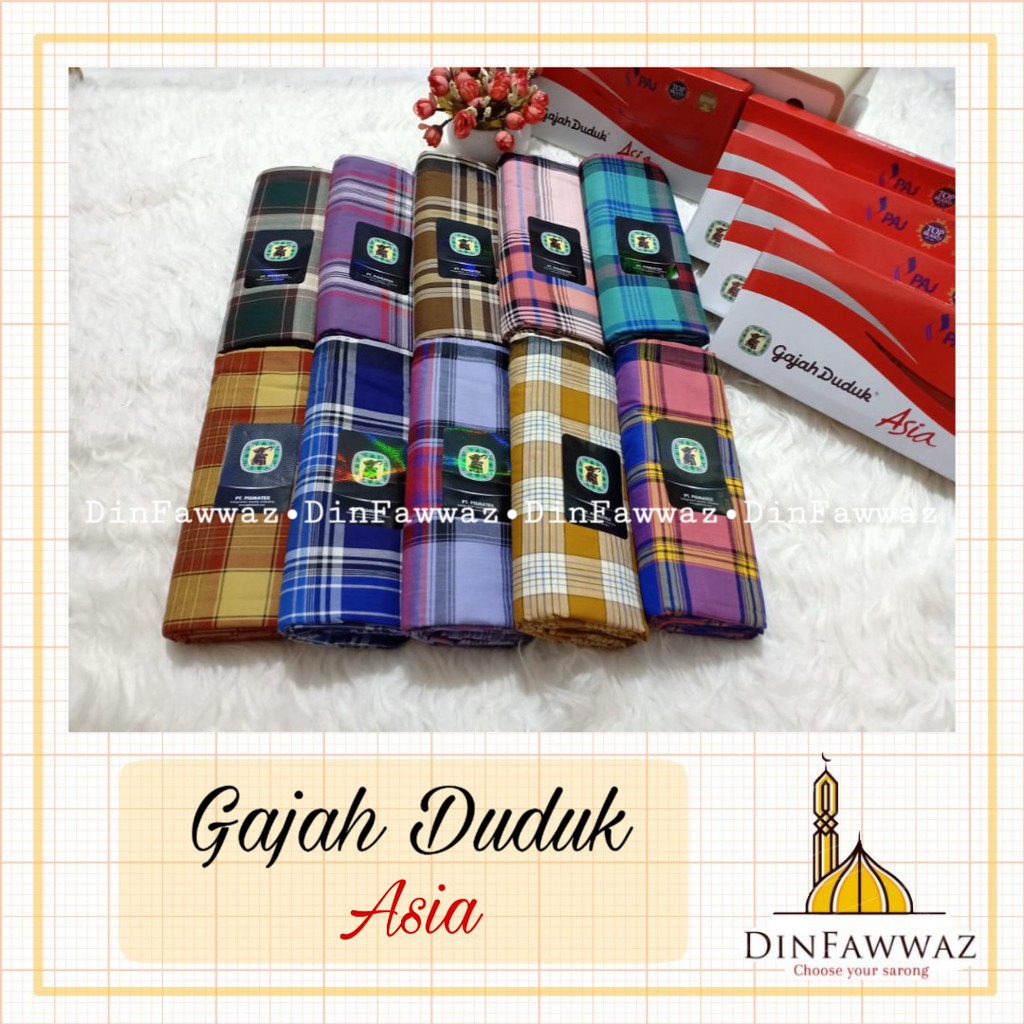 KAIN SARUNG GAJAH DUDUK ASIA