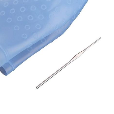 ✼ Topi Semir Cat Rambut / Highlight Profesional Silikon Reusable K430 - Biru Muda ✰