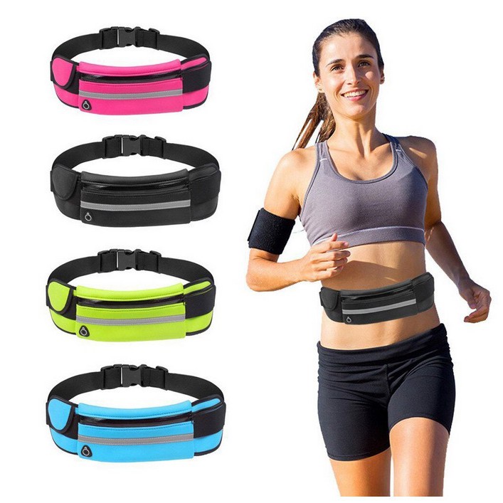 Tas Jogging Pinggang Wanita Pria Tas Running Lari Sport Waterproof
