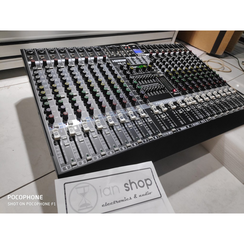 Mixer Audio Hardwell XR-16 16 Channel Efek Alesis 200 Pilihan