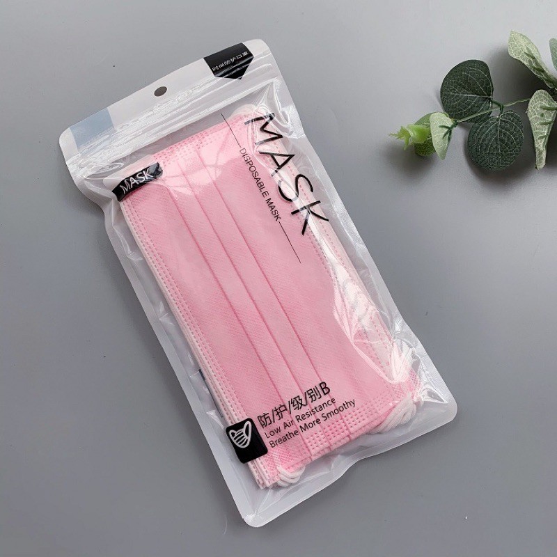 AZ 1pack Masker Fashion Dewasa HIJAB Warna 3ply isi 10pc Antivirus