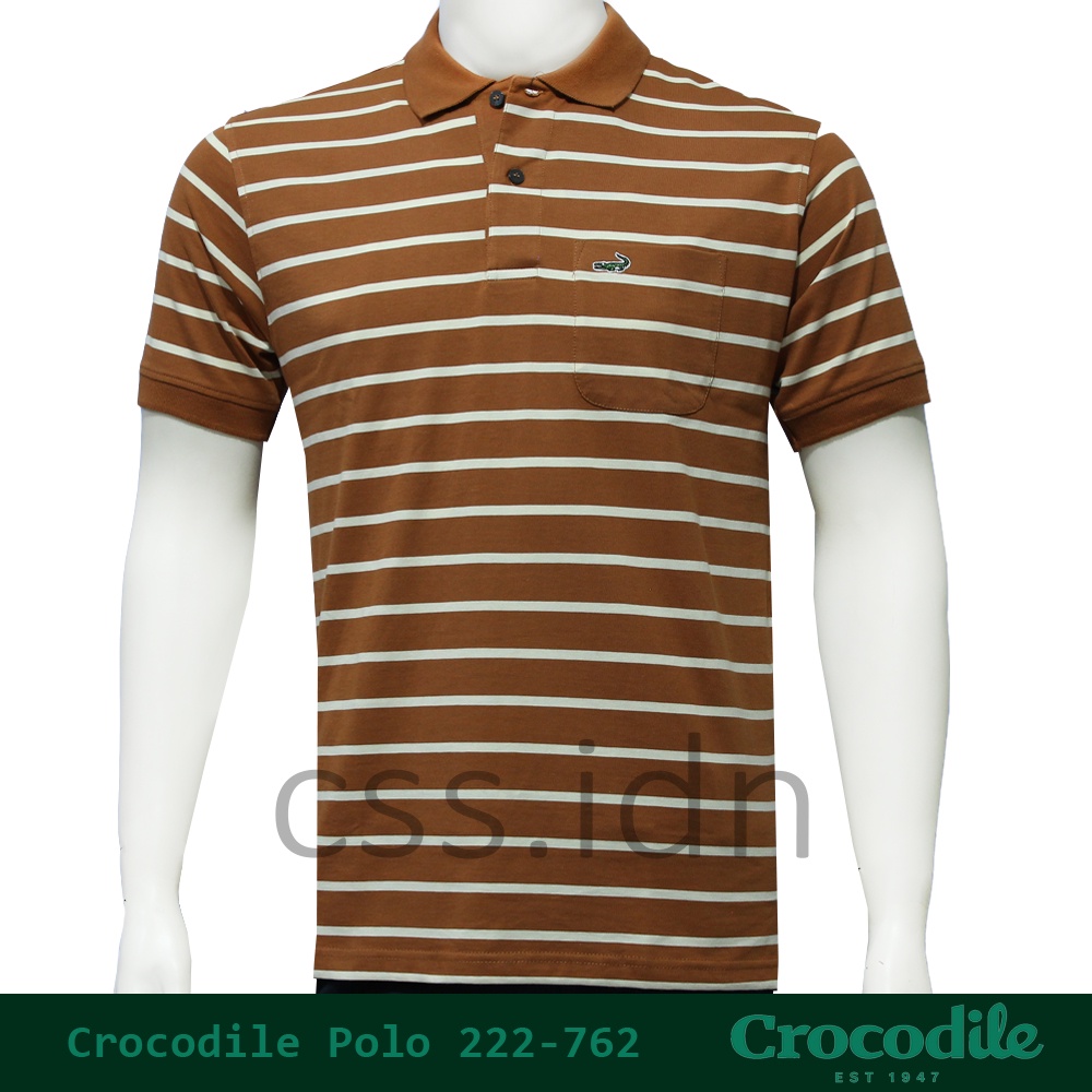 Kaos Kerah Polo Slim Fit Pria Crocodile 222-762