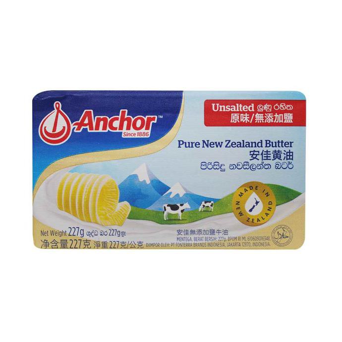 

Anchor Pat Unsalted Butter 227 Gr